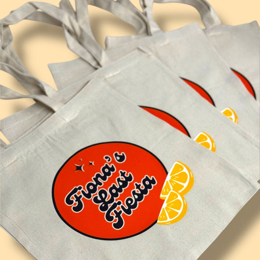 100 Tote Bags Single Sided Print