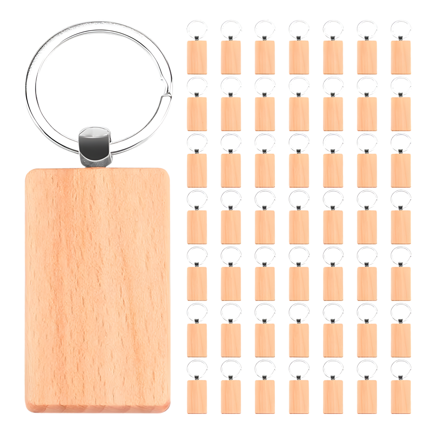 Engraved Wooden Keyring